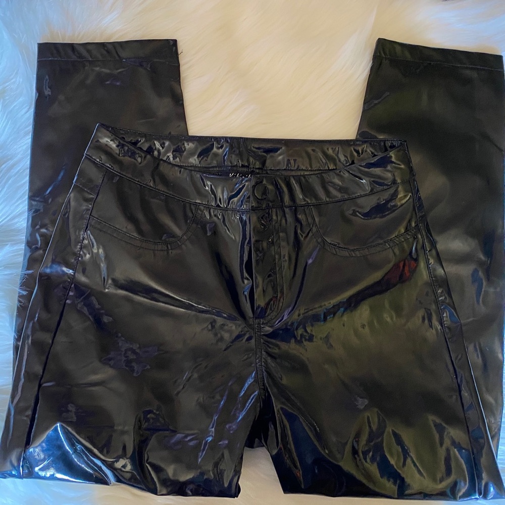 Vinyl pants size S